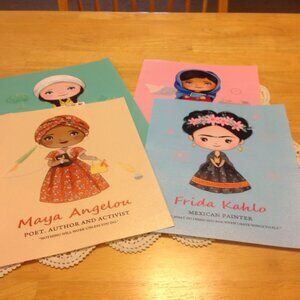 Inspirational women art Flexible Fabric Prints